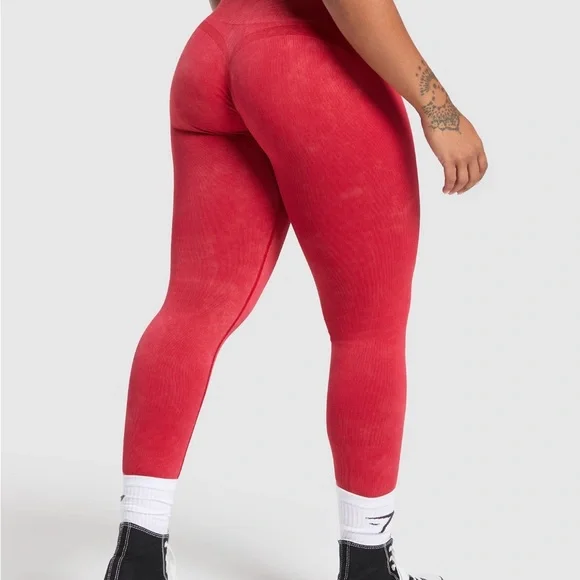 Gymshark Bold Scarlet Leggings - Picture 2 of 2